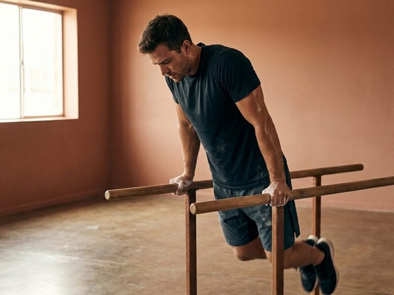 Le distensioni alle parallele o Dip