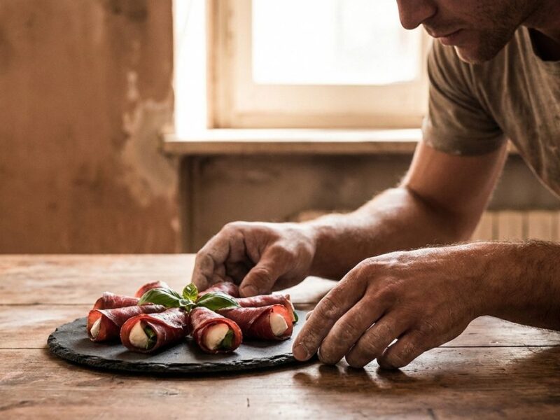 Ricette Fitness: Fagottini proteici di bresaola e mozzarella