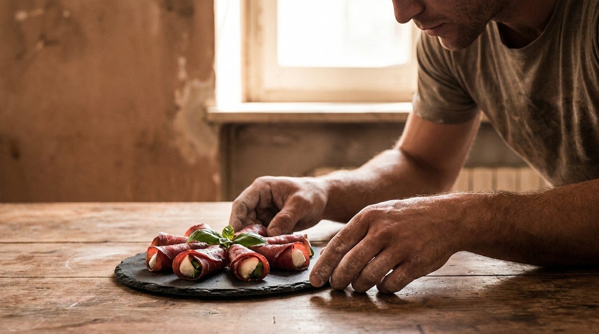 Ricette Fitness: Fagottini proteici di bresaola e mozzarella