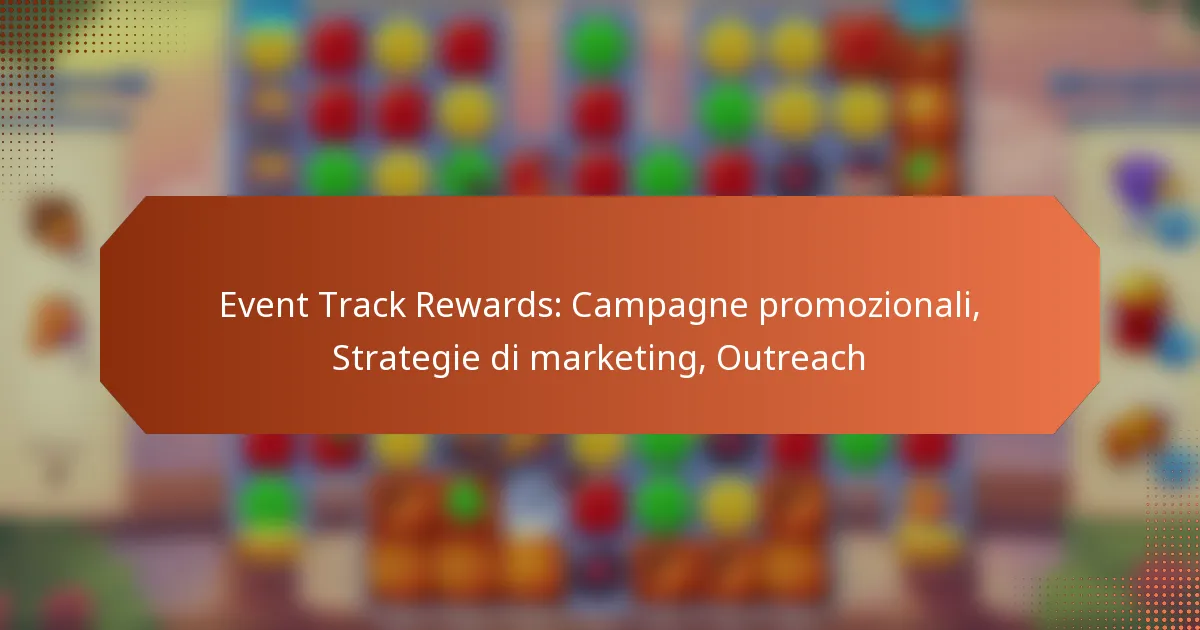 Event Track Rewards: Campagne promozionali, Strategie di marketing, Outreach