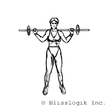 Lento dietro con bilanciere